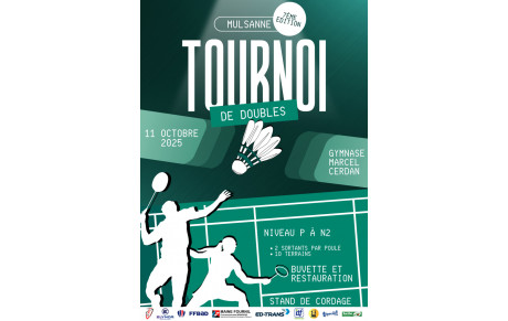 7ème tournoi de doubles du BAM 2025