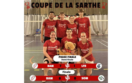 Le BAM est CHAMPION DE SARTHE !