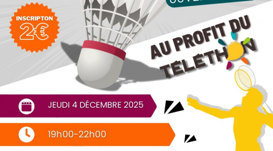 Tournoi ouvert à tous Spécial TÉLÉTHON